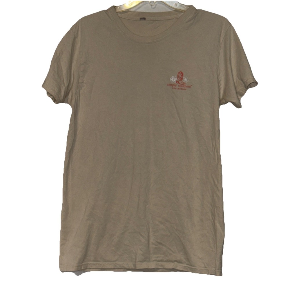 Simply Southern Collection Short Sleeve Medium Coastal Cowgirl T Shirt